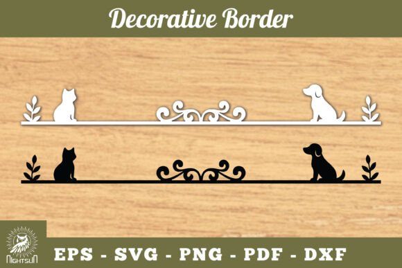 Cat and Dog Border SVG Review
