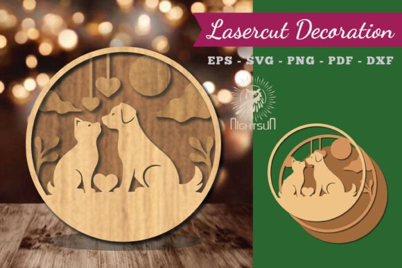 Cat and Dog Lasercut Round 1