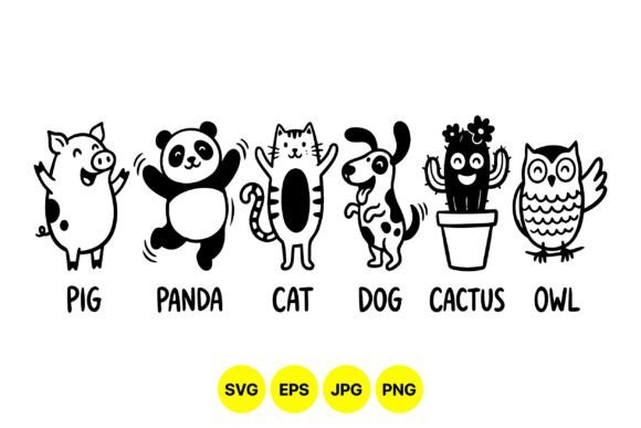 Cute Cartoon Animal Clipart Review