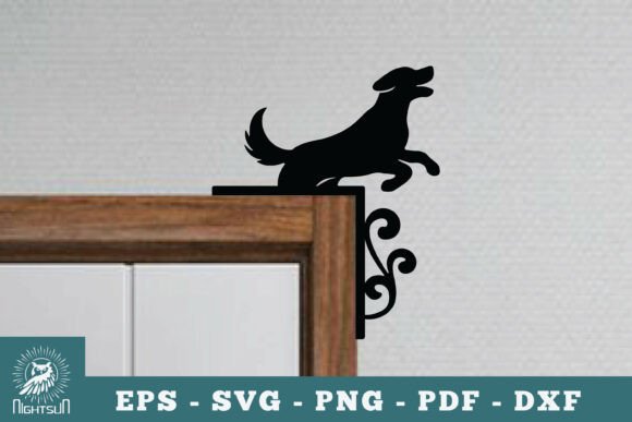 Dog Door Corner Lasercut SVG 6