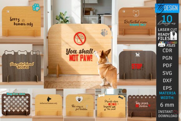 Pet Barrier Laser Cut Bundle