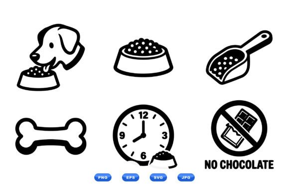 Pet Feeding Icon SVGs Review