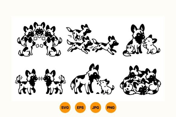 Playful Corgi Puppy Clipart