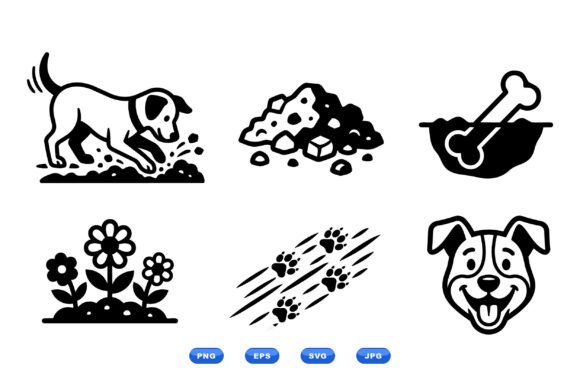Playful Puppy Icon Collection